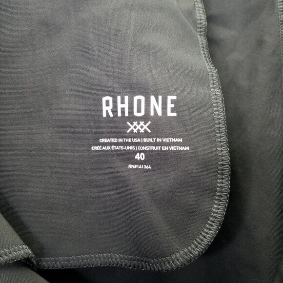 Rhone Commuter Pants Men's 40 Classic Straight Leg Black Stretch Chino Pockets - Picture 11 of 16